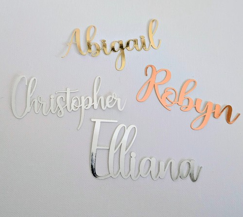 Name charm topper personalised - name,