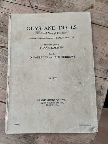 Guys and dolls music - guys, (a