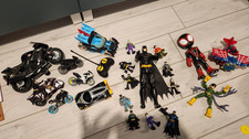 batman/Spiderman figures toy bundle