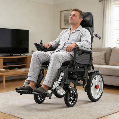 Reclining electric wheelchair - reclining,