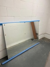 large mirror 174 cm x 120 cm x 6mm thick polished edges all round