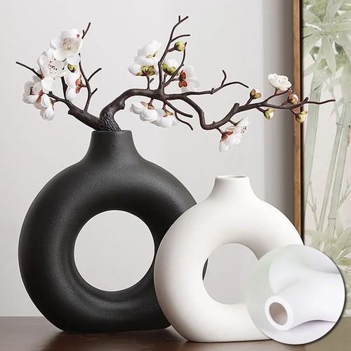 Modern donut vase minimalist - donut,
