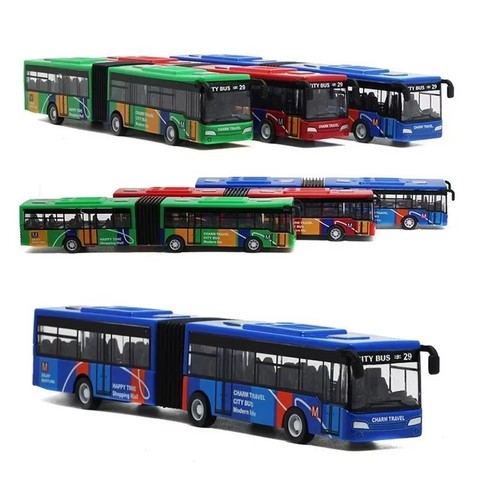 Diecast city bus toy - toy, 1/64