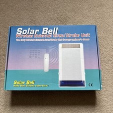 Solar Siren bell box alarm -