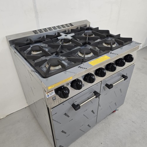 Gas oven range - 6, burner