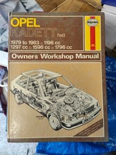 Opel Kadett fwd Haynes Workshop Manual 1979 - 1983