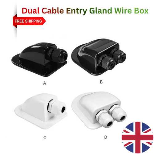 Waterproof dual cable entry - waterproof,
