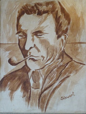 Signed Ken Stewart Watercolour