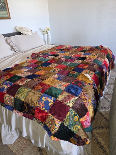 Vintage velvet patchwork - velvet,