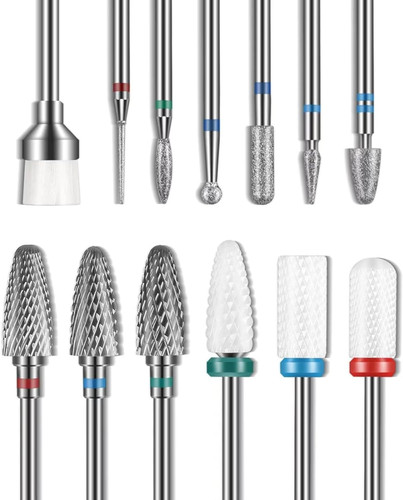 13pcs nail drill bits - nail, set