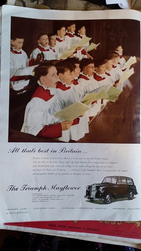 Triumph mayflower car advert - triumph,