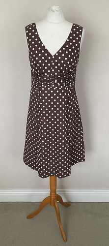 Boden brown white polka dot - boden,