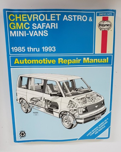 Haynes gmc chevrolet astro - chevrolet,