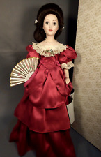 Porcelain Musical Doll "Joanna" (987)  18"(46cm) by The Franklin Mint Collection