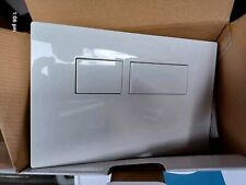 Roper Rhodes Plaza White Dual Flush Plate Button 