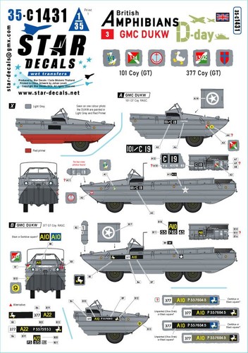 C1431 day dukw british - 35-c1431, dukw.