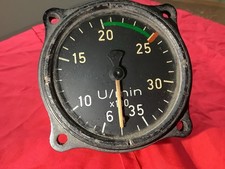 German Aircraft Luftwaffe RPM Tachometer Cockpit Instrument Gauge Me109 FW190