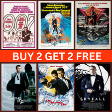 JAMES BOND MOVIE POSTERS