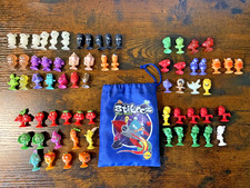 Lidl Stikeez Collectible Figures Bundle With Bag SPACE, OCEAN, FRUITS, FOOTBALL