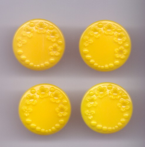 Vintage glass buttons - glass,