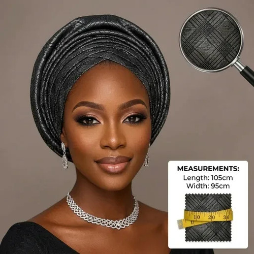 African duku head wrap - duku,