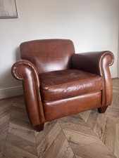 Laura Ashley Leather Armchair