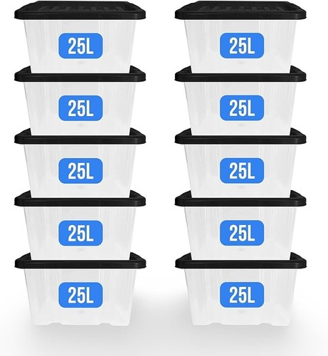 X25l clear plastic - 10, storage