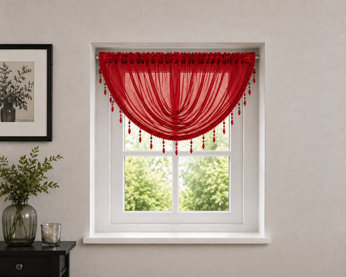 Plain beaded voile - plain,