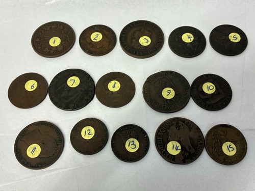 Collection old coins and - coins,