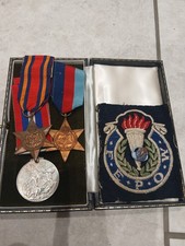 X3 War Medals And FEPOW badge BURMA STAR 1939-1945 STAR WW2 MEDAL