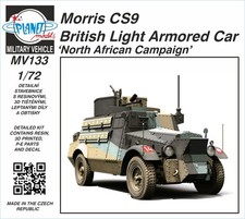 Planet Models MV133 1:72 Morris CS9 British Light Armoured Car 'North African Ca