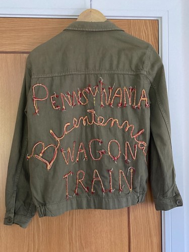 Camouflage green jacket - green,