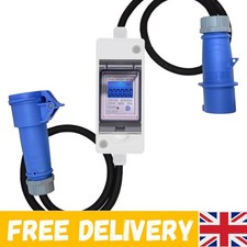 Mobile Digital Electricity Meter 230 V Power Consumption Meter with LED/Reset