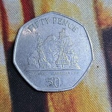 2010 Gibraltar 50p Fifty Pence