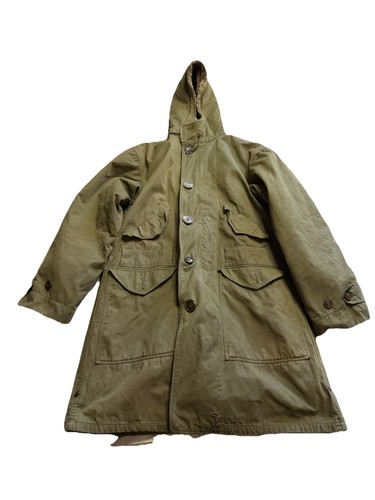 1950s vintage m47 parka coat - 1950s, s