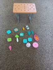 2015 Barbie Dream House Table And Accessories