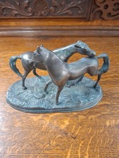 Bronze 2 Horse Sculpture