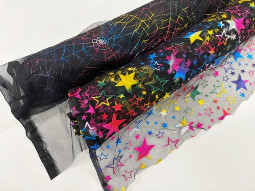 Halloween tulle fabric soft - tulle,