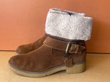 M&S Women's Dark Tan Suede