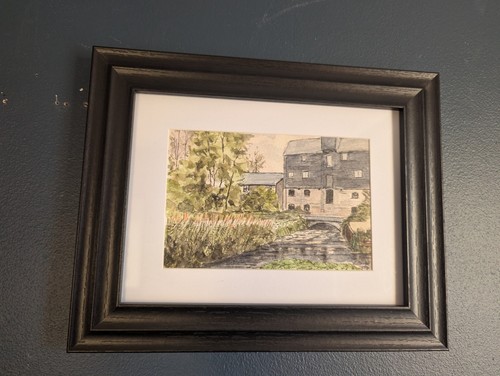 Original framed miniature - original,