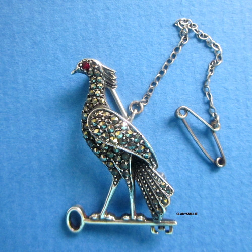Vintage 925 silver marcasite - 925,