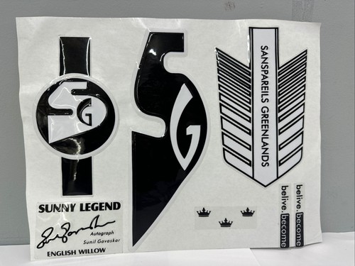 Cricket bat stickers - sg,
