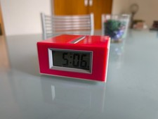Habitat TALK Retro Orange Alarm Clock – Working 