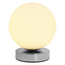 LED Globe Desk Lamp Chrome