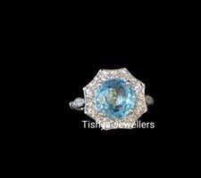 2Ct Blue Simulated Aquamarine