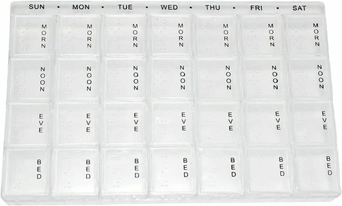 Seven day pill box - day, wallet