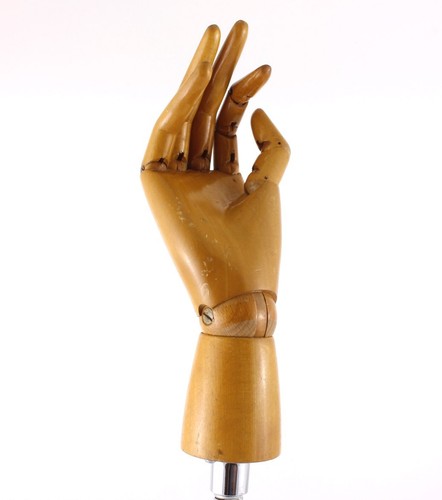 Antique articulated mannequin - articulated,