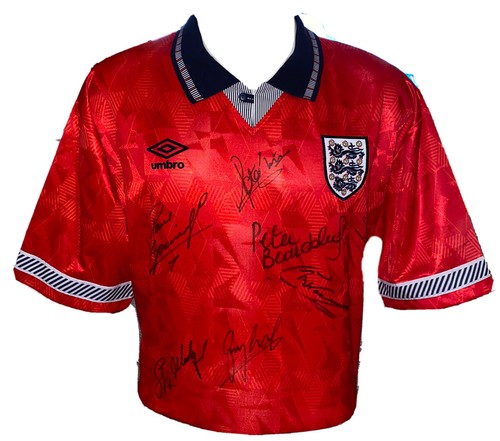 Signed england italia 1990 - signed,