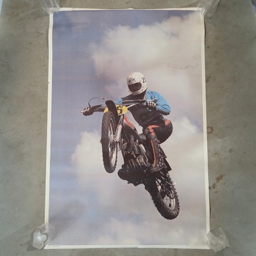 Vintage 1972 motocross poster - vintage,