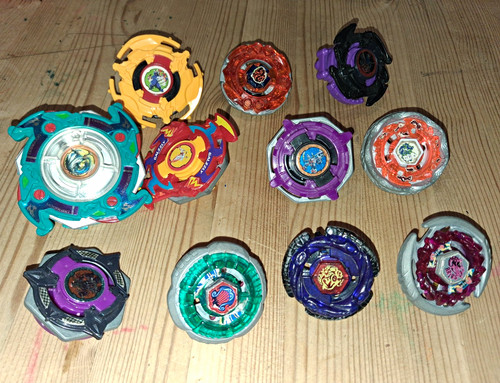 Beyblade style spinning tops - spinning,